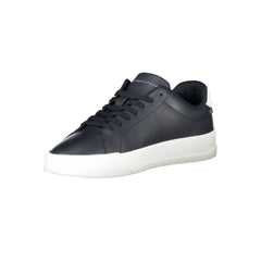 Tommy Hilfiger Blue Leather Men Sneaker -   -  Tommy Hilfiger.