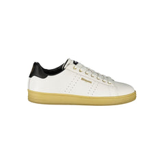 Blauer White Leather Men Sneaker -   -  Blauer.