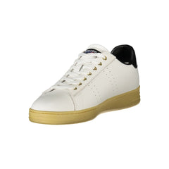 Blauer White Leather Men Sneaker -   -  Blauer.