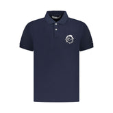 Trussardi Blue Cotton Men Polo Shirt -   -  Trussardi.