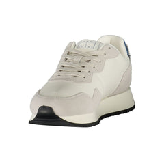 Tommy Hilfiger White Leather Men Sneaker -   -  Tommy Hilfiger.