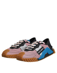 Dolce & Gabbana Multicolor Lace Up Low Top NS1 Sneakers Shoes -   -  Dolce & Gabbana.
