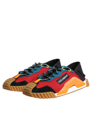 Dolce & Gabbana Multicolor Logo Low Top NS1 Sneakers Shoes -   -  Dolce & Gabbana.