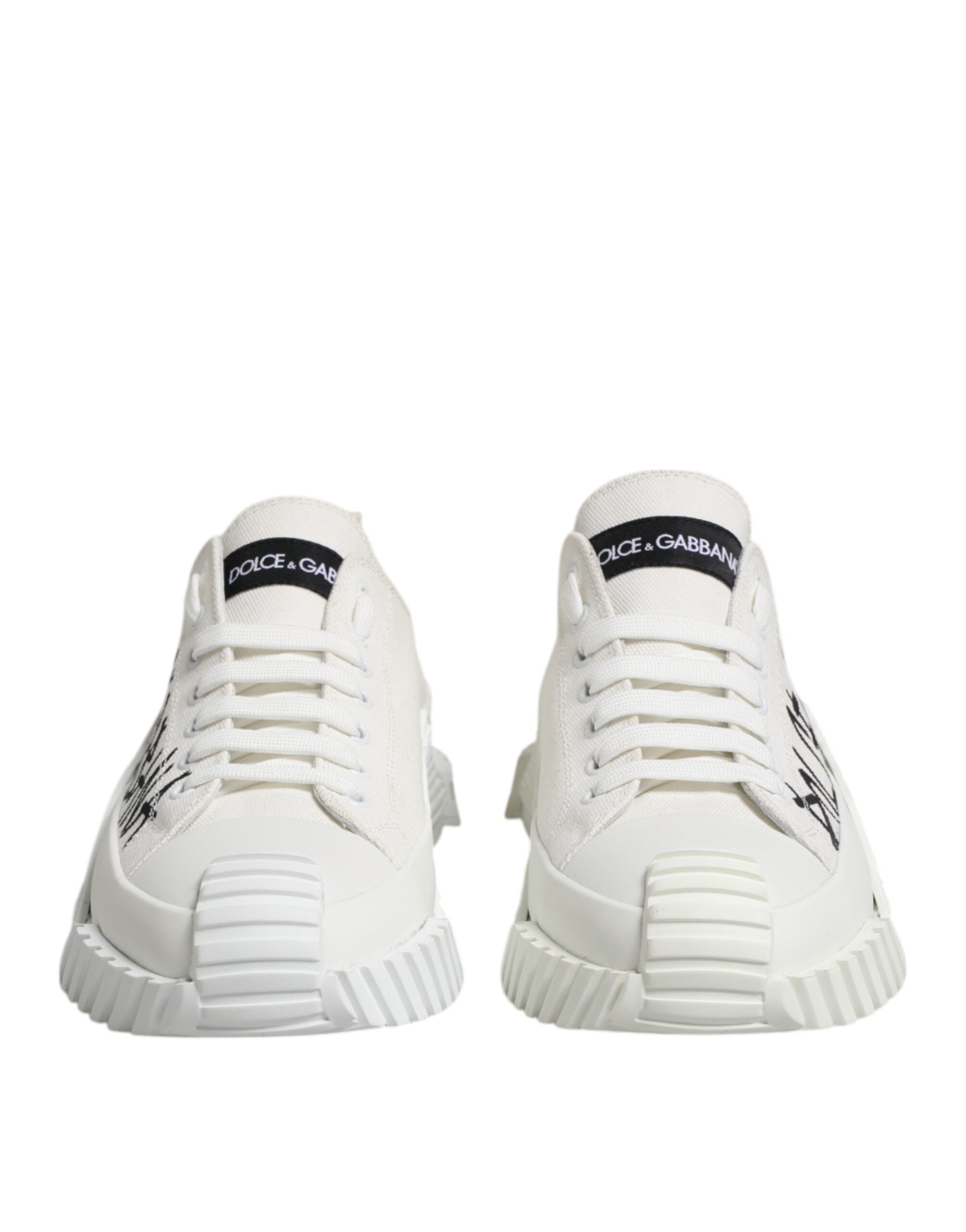 Dolce & Gabbana White Logo Print Lace Up Low Top Sneakers Shoes -   -  Dolce & Gabbana. Dolce & Gabbana White Logo Print Lace Up Low Top Sneakers Shoes -   -  Dolce & Gabbana.
