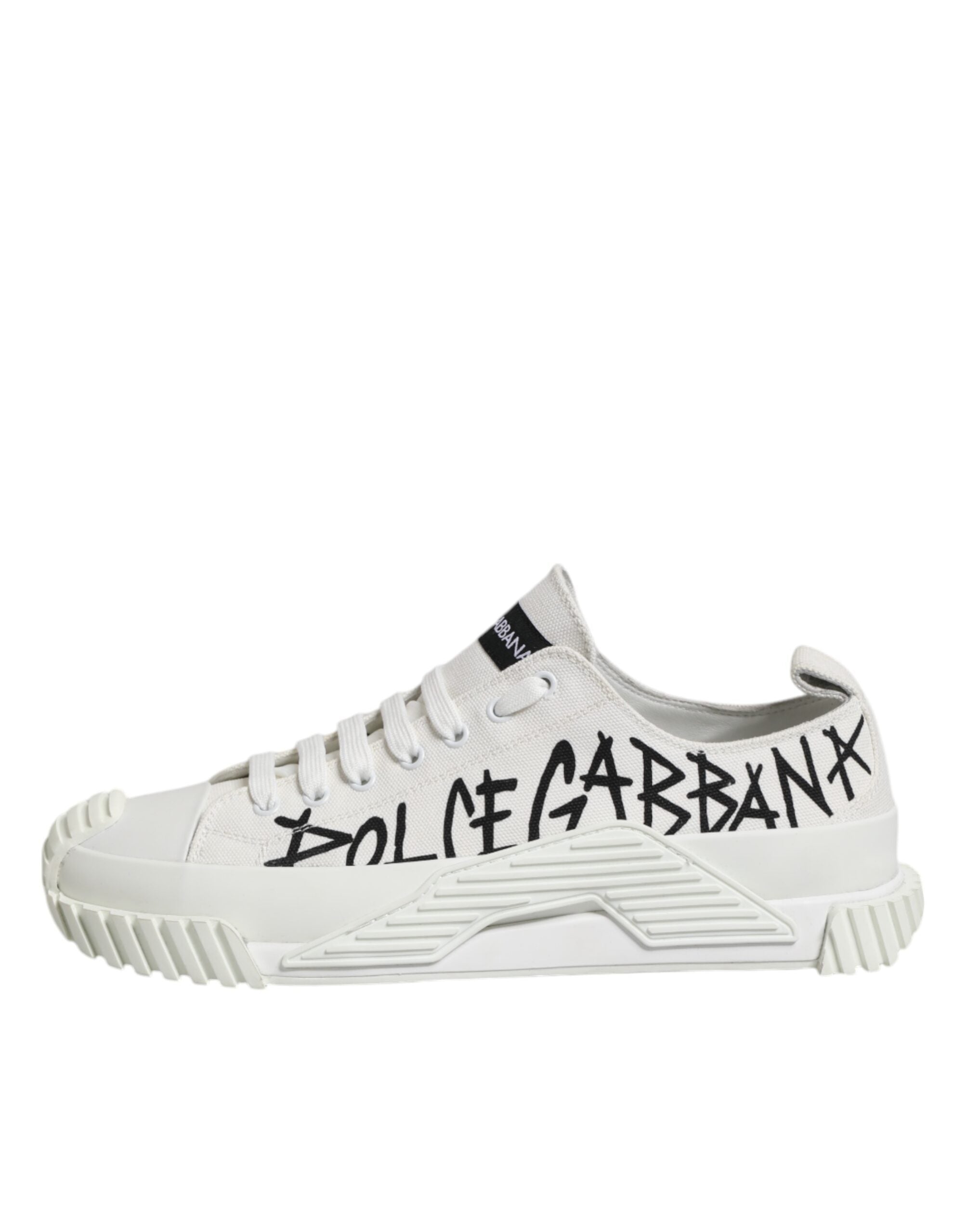 Dolce & Gabbana White Logo Print Lace Up Low Top Sneakers Shoes -   -  Dolce & Gabbana. Dolce & Gabbana White Logo Print Lace Up Low Top Sneakers Shoes -   -  Dolce & Gabbana.