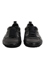 Dolce & Gabbana Black Exotic Leather Low Top Sneakers Shoes -   -  Dolce & Gabbana.