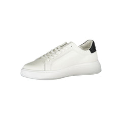 Calvin Klein Sleek White Sneakers with Contrast Accents - - Calvin Klein.