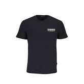 Napapijri Black Cotton T-Shirt -   -  Napapijri.
