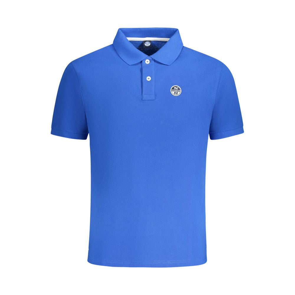 North Sails Blue Cotton Men Polo Shirt -   -  North Sails.