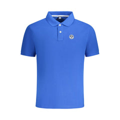 North Sails Blue Cotton Men Polo Shirt -   -  North Sails.