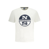 North Sails White Cotton Men T-Shirt -   -  North Sails.