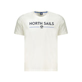 North Sails White Cotton Men T-Shirt -   -  North Sails.