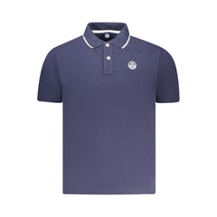 North Sails Blue Cotton Men Polo Shirt -   -  North Sails.