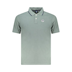 North Sails Green Cotton Men Polo Shirt -   -  North Sails.