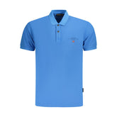 Napapijri Blue Cotton Men Polo Shirt -   -  Napapijri.
