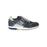 Napapijri Blue Leather Mens Sneaker -   -  Napapijri.