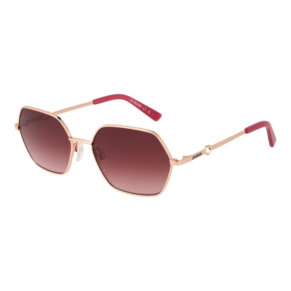 Love Moschino Rose Gold Women Sunglasses - - Love Moschino.