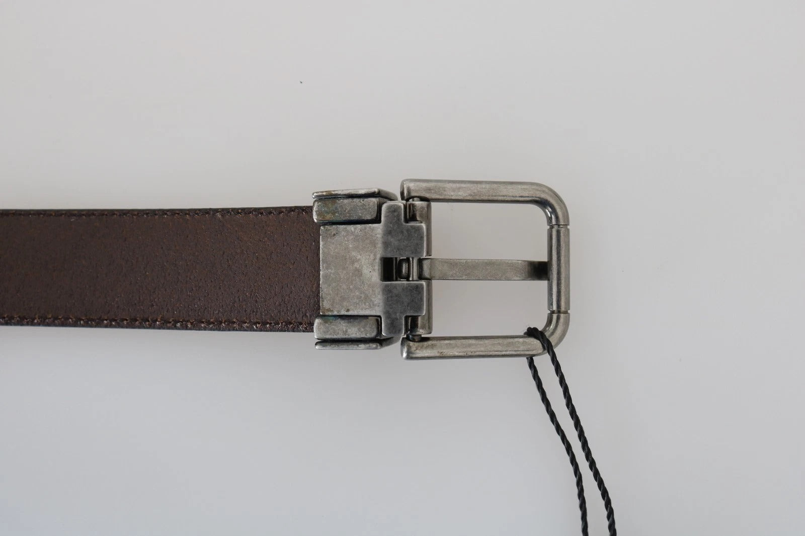 Dolce & Gabbana Blue Perforated Leather Gray Buckle Belt -   -  Dolce & Gabbana. Dolce & Gabbana Blue Perforated Leather Gray Buckle Belt -   -  Dolce & Gabbana.