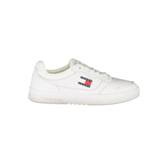 Tommy Hilfiger White Leather Mens Sneaker - - Tommy Hilfiger.