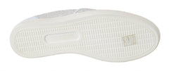 Dolce & Gabbana White Leather Lace Slip On Loafers Shoes -   -  Dolce & Gabbana.