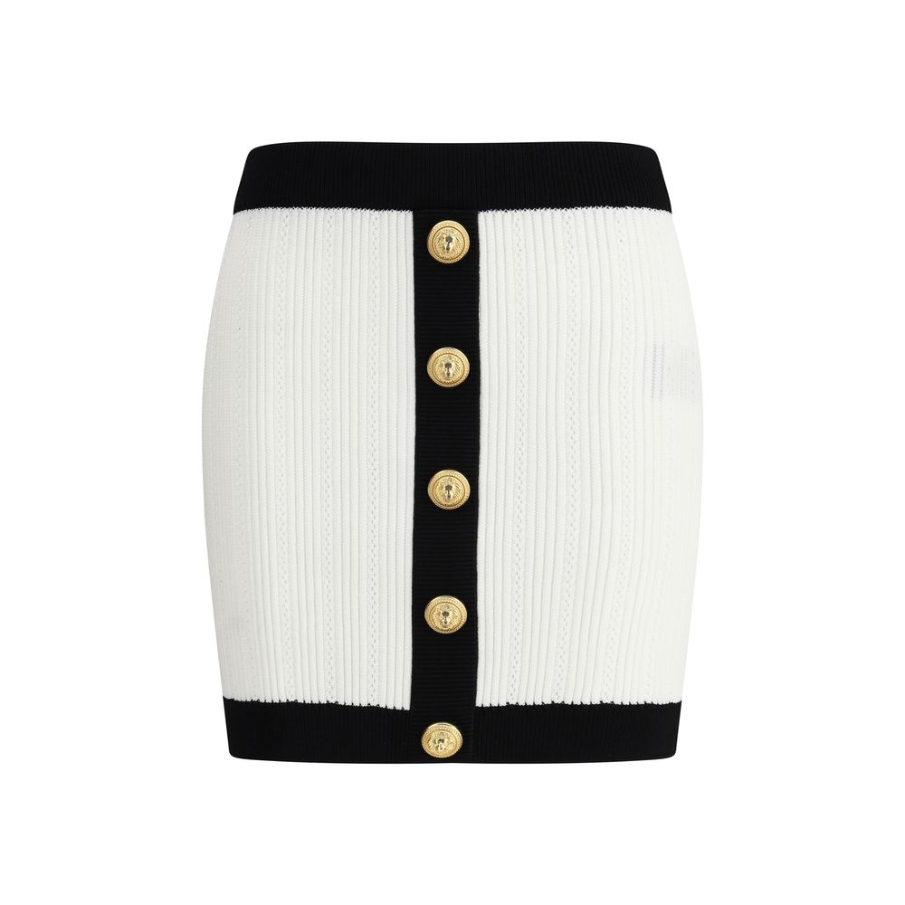 Balmain Knit mini Skirt - - Balmain.
