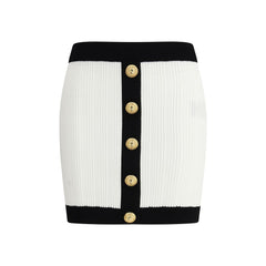 Balmain Knit mini Skirt - - Balmain.