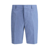 Fendi Linen Shorts -   -  Fendi.