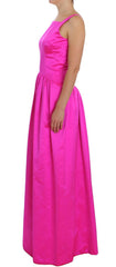Dolce & Gabbana Pink Silk Long Sheath Ball Gown Dress -   -  Dolce & Gabbana.