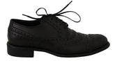 Dolce & Gabbana Black Leather Wingtip Oxford Dress  Shoes -   -  Dolce & Gabbana.