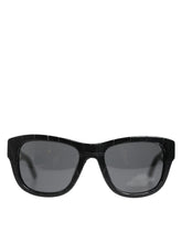 Dolce & Gabbana Black Leather Frame DG4177 Tinted Lens Sunglasses -   -  Dolce & Gabbana.