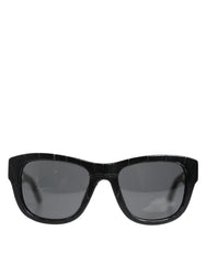 Dolce & Gabbana Black Leather Frame DG4177 Tinted Lens Sunglasses -   -  Dolce & Gabbana.