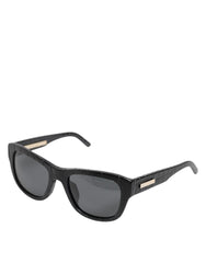 Dolce & Gabbana Black Leather Frame DG4177 Tinted Lens Sunglasses -   -  Dolce & Gabbana.