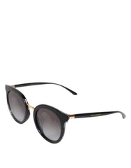 Dolce & Gabbana Black Transparent Trim Round DG4371-F Eyewear Sunglasses -   -  Dolce & Gabbana.