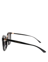 Dolce & Gabbana Black Transparent Trim Round DG4371-F Eyewear Sunglasses -   -  Dolce & Gabbana.