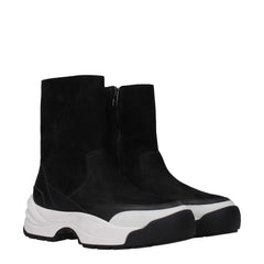 Kenzo Black Leather Ankle Boots - - Kenzo.