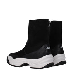 Kenzo Black Leather Ankle Boots - - Kenzo.