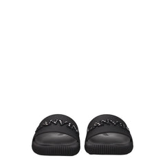 Lanvin Black Cotton Slippers Sandals - - Lanvin.