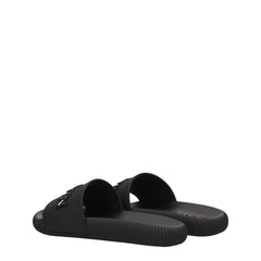 Lanvin Black Cotton Slippers Sandals - - Lanvin.