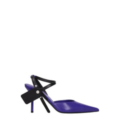 Off-White Purple Leather High Heel Pumps - - Off-White.