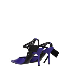 Off-White Purple Leather High Heel Pumps - - Off-White.