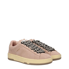Lanvin Pink Leather Low Tops - - Lanvin.