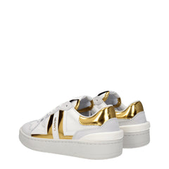 Lanvin White Fabric Low Tops - - Lanvin.