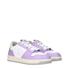 Versace White Leather Low Tops - - Versace.