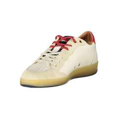 Blauer White Leather Men Sneaker - - Blauer.