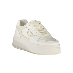 Blauer White Leather Women Sneaker - - Blauer.