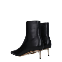 Off-White Black Leather Ankle Boots - - Off-White.