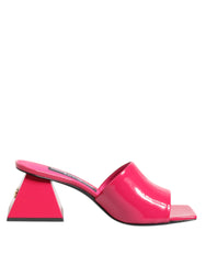 Dolce & Gabbana Pink Open Toe Block Heel Mules Sandals Shoes -   -  Dolce & Gabbana.