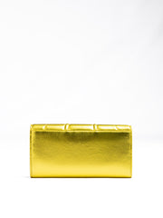 Ferrari Metal Yellow GT patent leather purse - - Ferrari.
