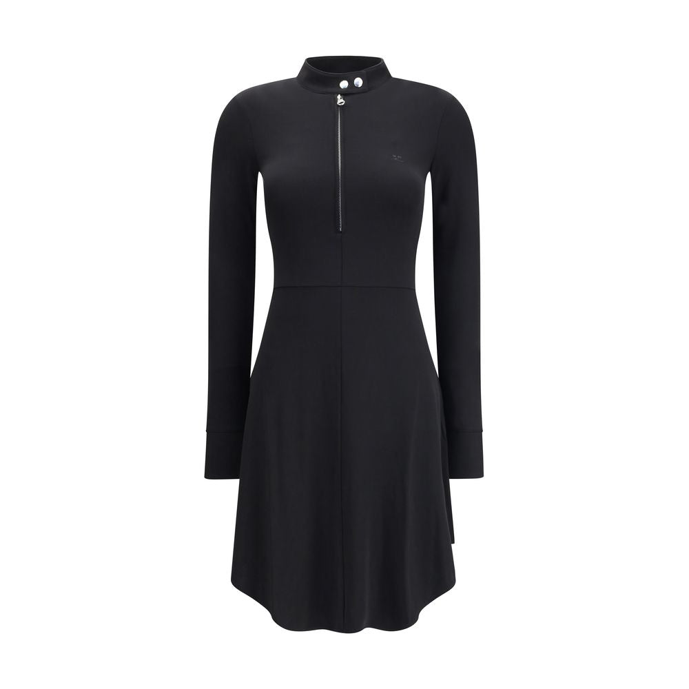 Courrèges Zippered jersey biker Dress - - Courrèges.