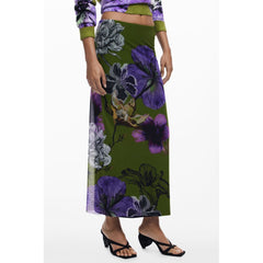 Desigual Green Polyester Women Skirt - - Desigual.
